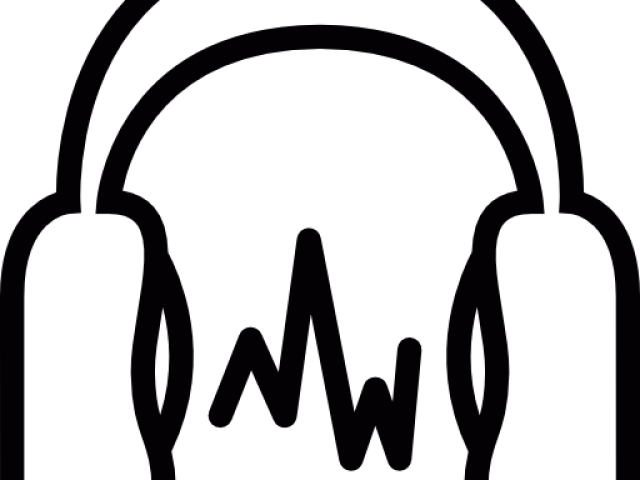 Headphones Clipart Music Wave - Png หู ฟัง Icon (640x480), Png Download