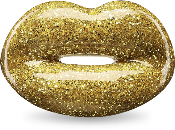 Glitter Gold - Ring (940x940), Png Download