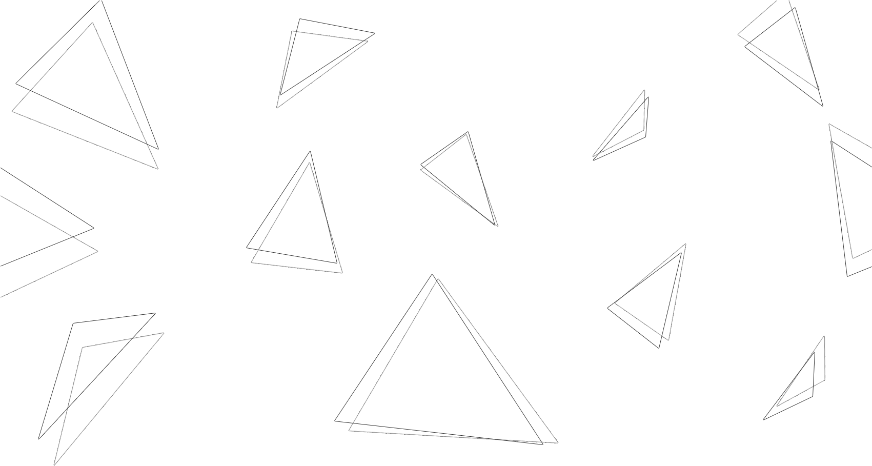 Modern Triangular Da - Triangle (1700x972), Png Download
