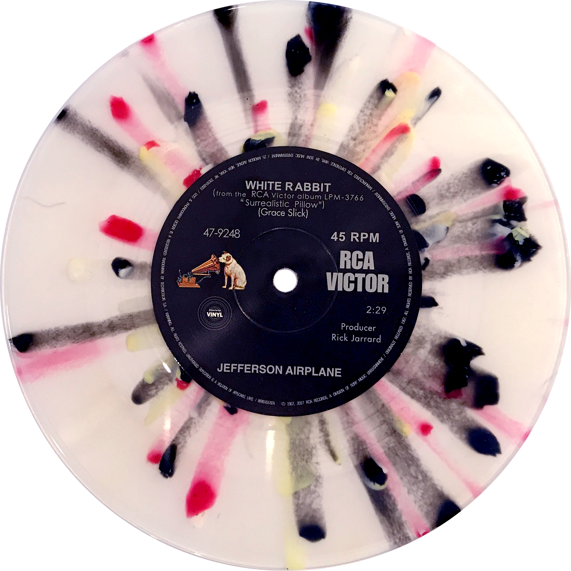 White Rabbit 7" By Jefferson Airplane - Cd (1884x1884), Png Download