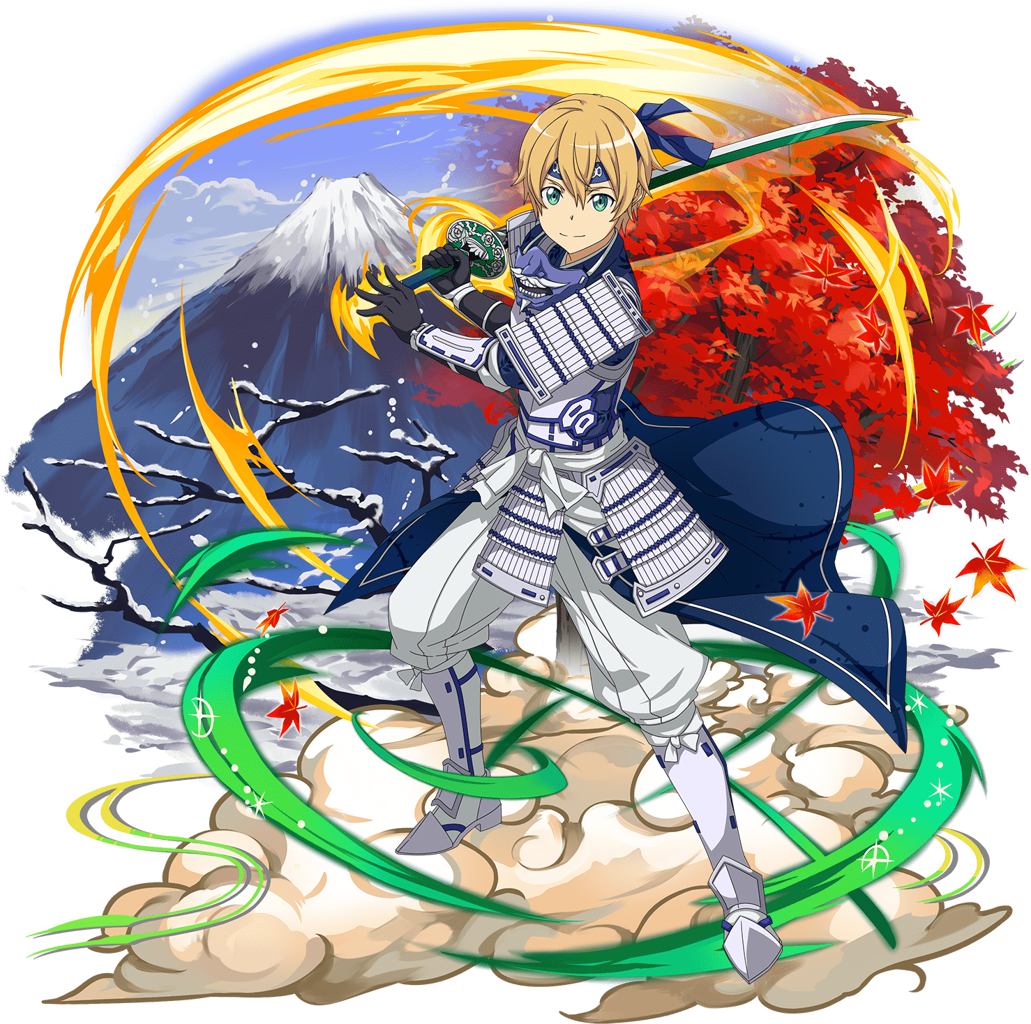 View Fullsize Eugeo Image - Whirlwind Young Warrior Eugeo (1500x1500), Png Download