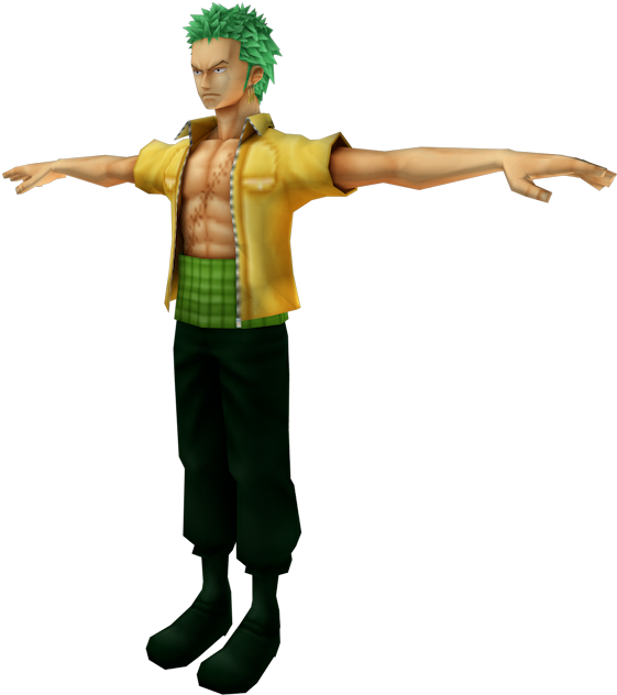 Download Zip Archive - One Piece Romance Dawn Zoro (750x650), Png Download