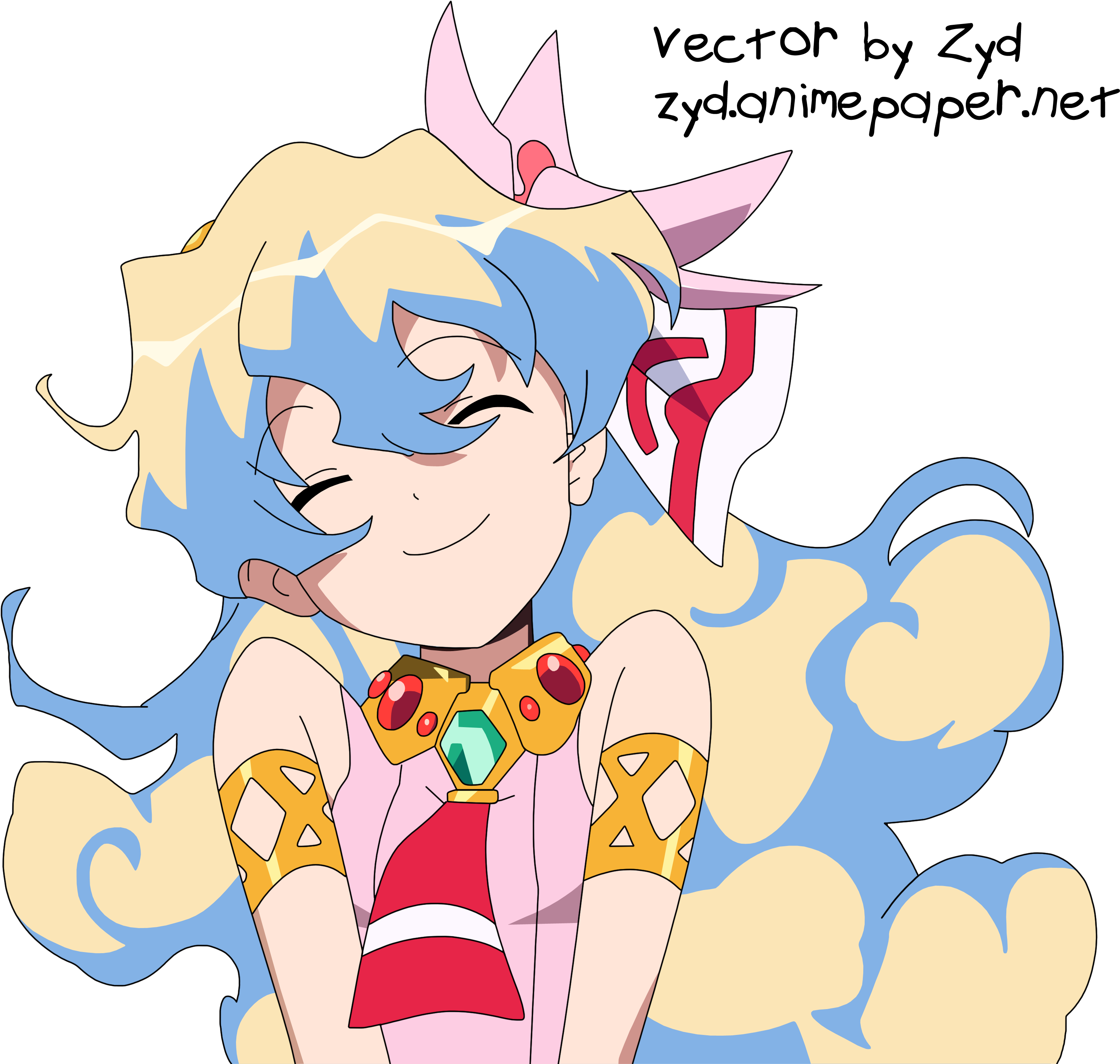 Illustration Artwork Line Art Cartoon Tengen Toppa - Gurren Lagann Nia Teppelin (3300x3000), Png Download