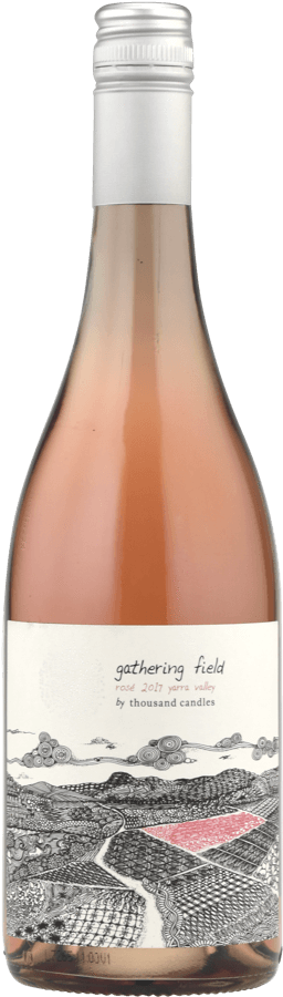 2017 Thousand Candles Gathering Field Rosé - Glass Bottle (700x900), Png Download