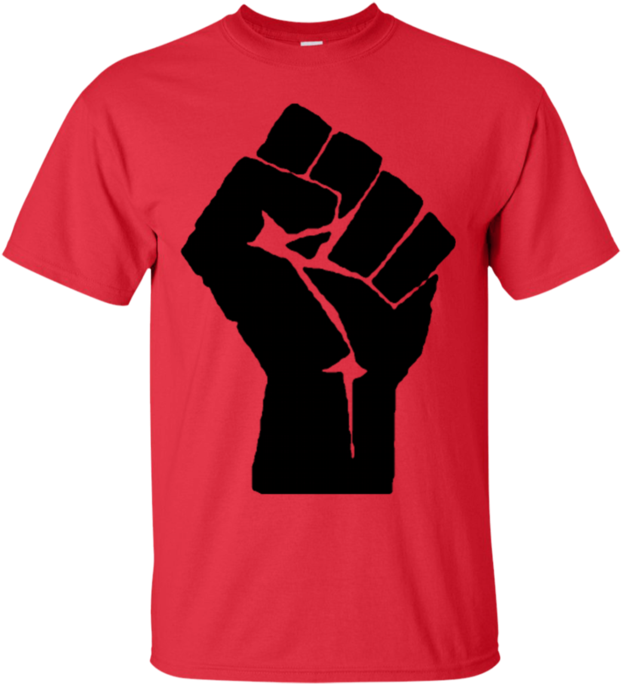 Black Power Fist - Introverts Unite Funny (690x690), Png Download