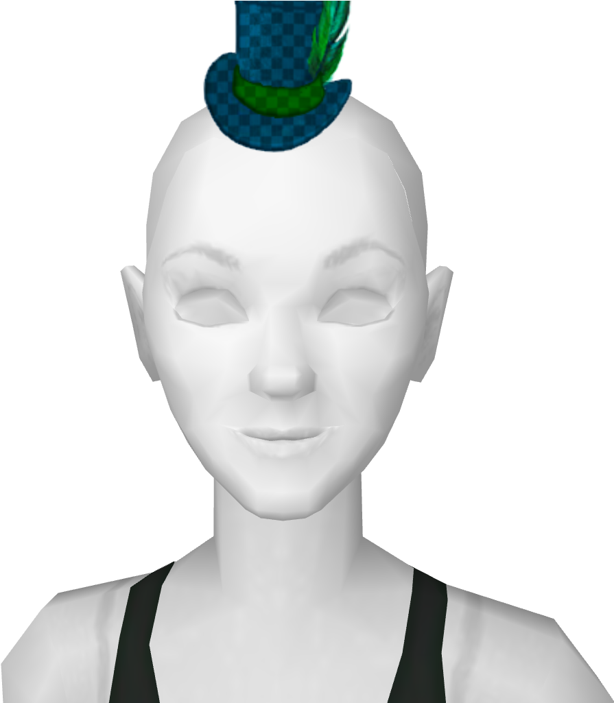Avatar Mad Hatter Hat - Female Ninja Mask (1365x1024), Png Download