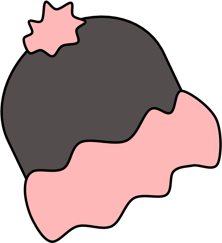 Hat, Winter, Brown, Pink, Style 1, Png (816x1056), Png Download