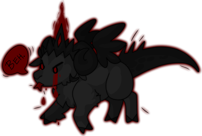 Basic Baphomet - Cartoon (700x471), Png Download