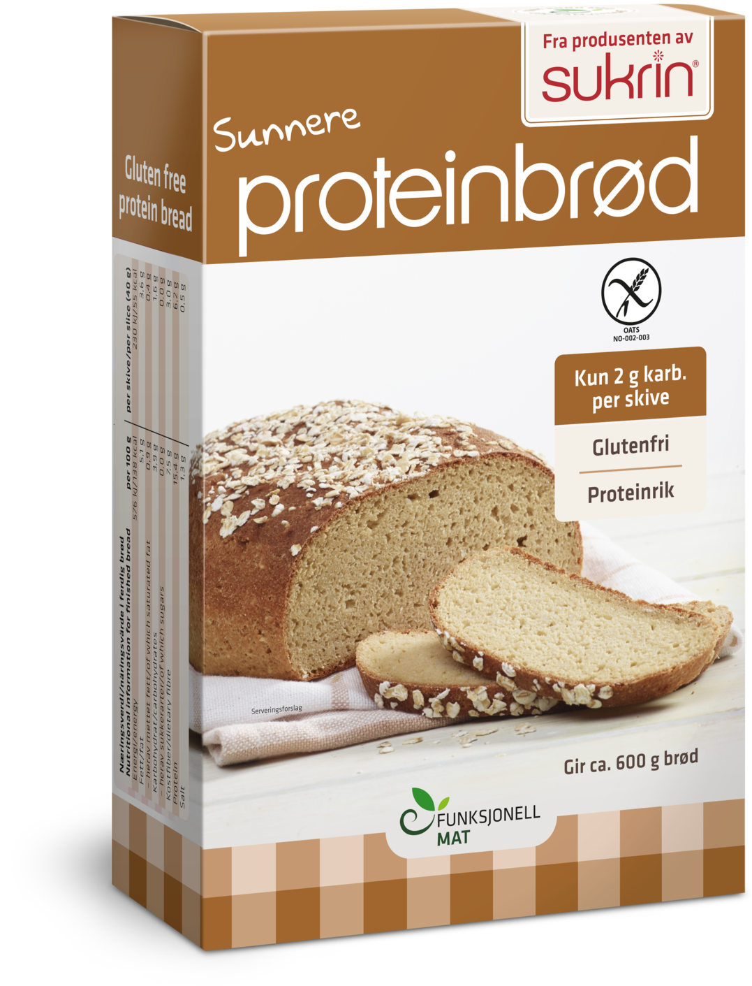 Sukrin Protein Bread (1200x1600), Png Download