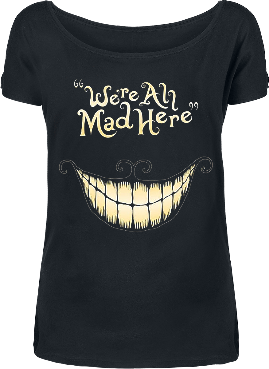 Null Cheshire Cat - Cheshire Cat We Re All Mad Here (876x1200), Png Download