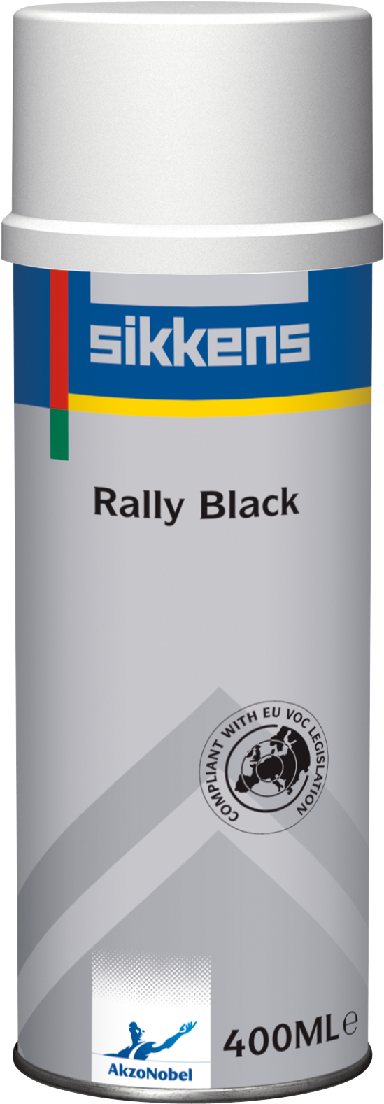 Sikkens Rally Black Spray Can 400ml - Sikkens (909x1602), Png Download