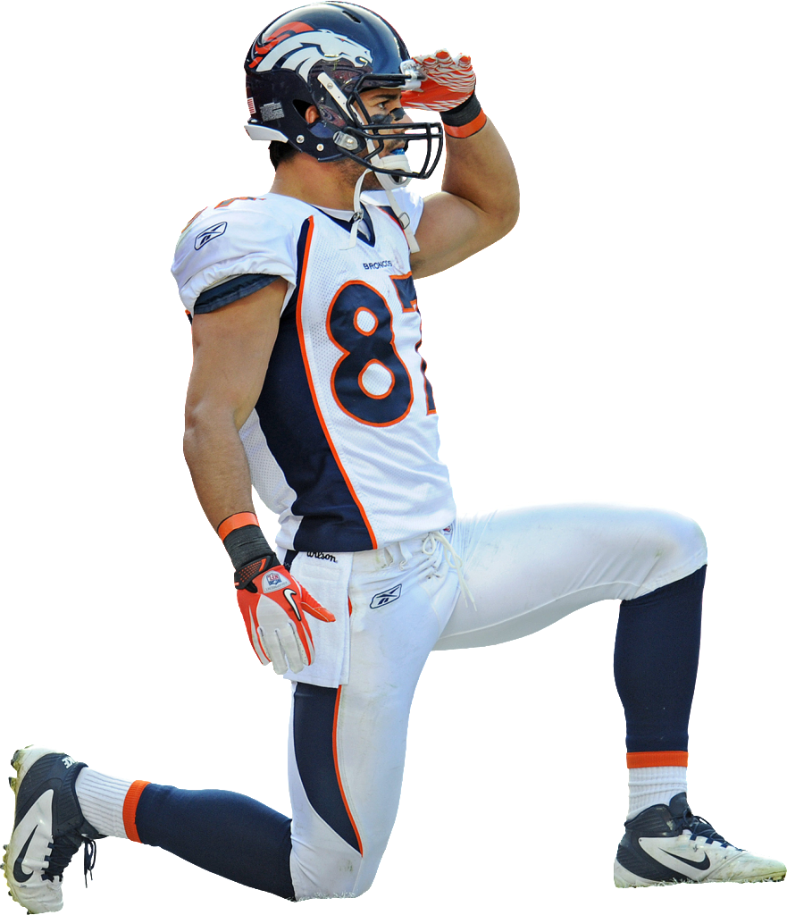 Eric Decker Broncos (881x1024), Png Download