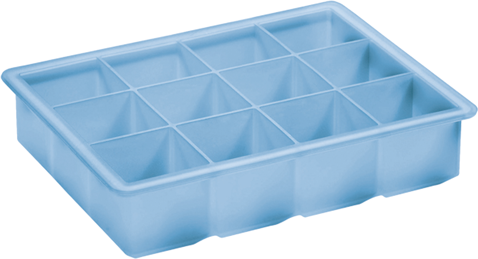 Eisformer Würfel 4x4cm Eisblau (1800x1069), Png Download