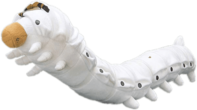 Free Png Download Silkworm Stuffed Toy Png Images Background - カイコガ ぬいぐるみ (850x638), Png Download