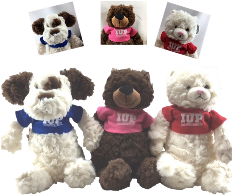 Stuffed Animal, Fuzzy Bunch With Iup T-shirt - Teddy Bear (780x666), Png Download