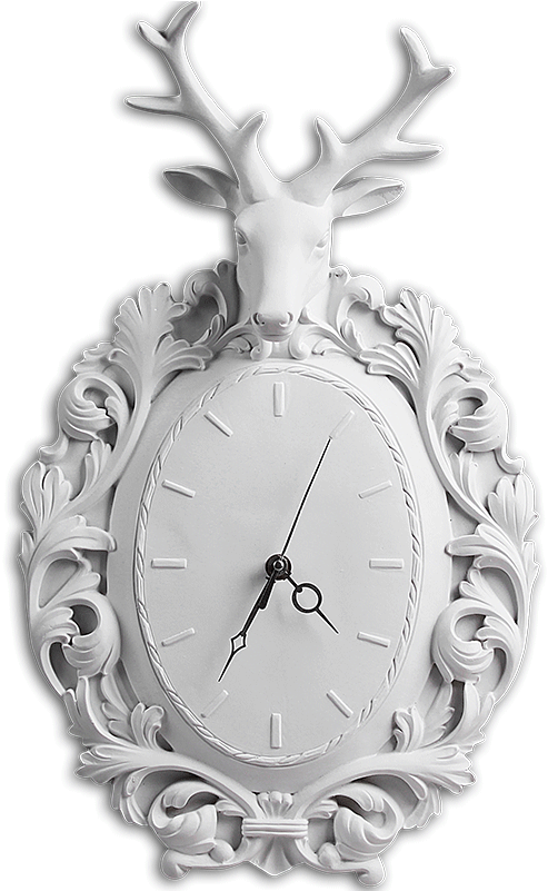 Resin Wall Mounted 3d Artificial Animal Deer Head With - Living Room (800x800), Png Download