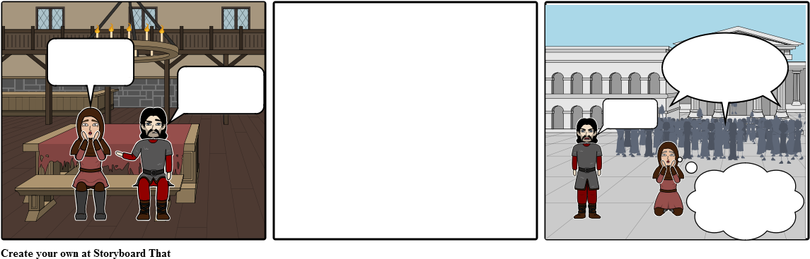 Roman Soldier - Cartoon (1164x385), Png Download