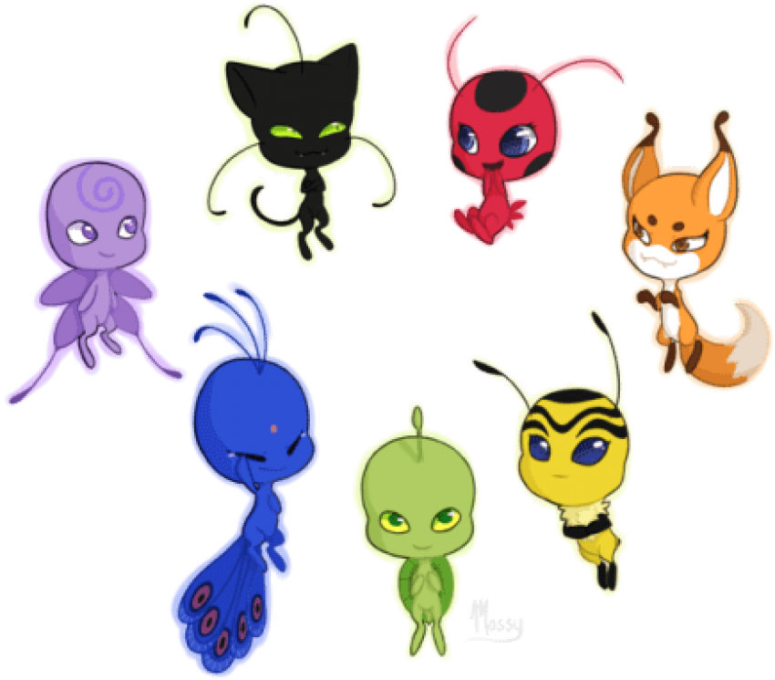 Free Png Download “almost Rainbow Colours Plagg Ruined - Miraculous Ladybug Kwami Plagg (850x745), Png Download