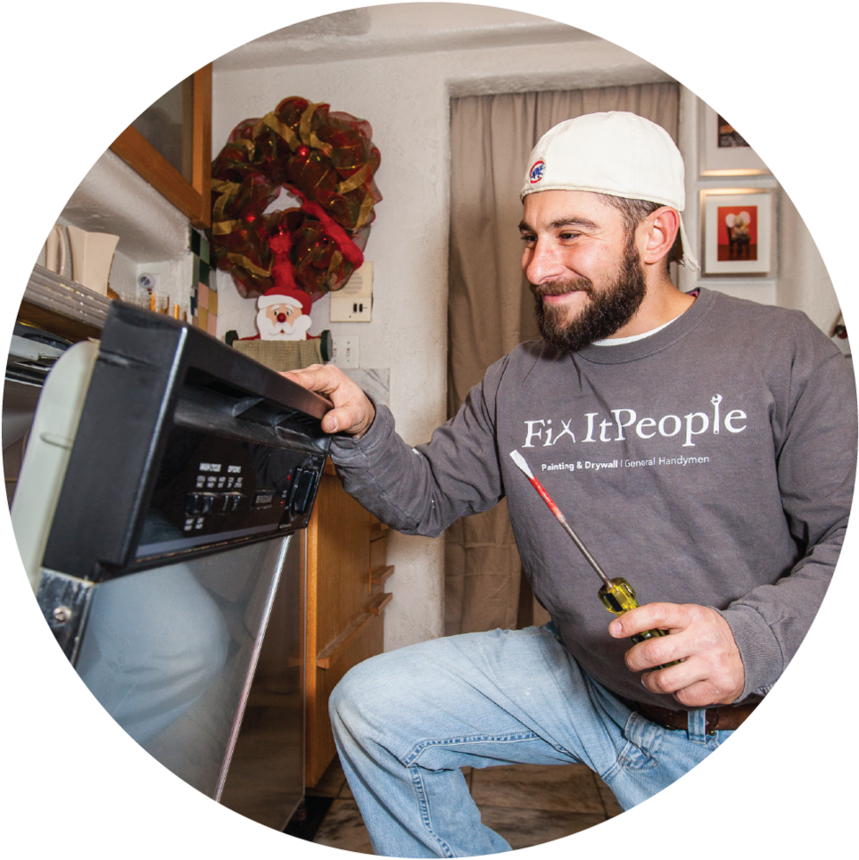 Handyman - - Sitting (1000x1005), Png Download