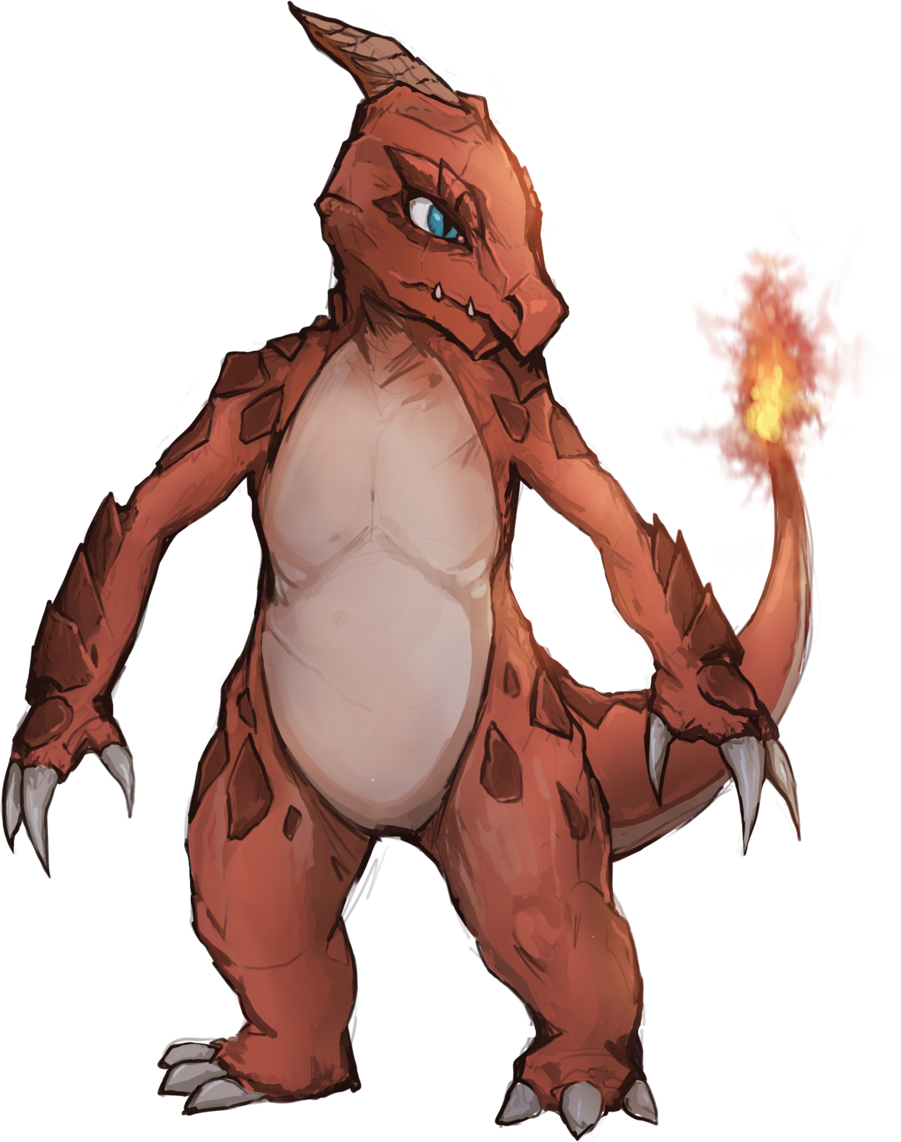 Charmeleon - Illustration (1773x2247), Png Download