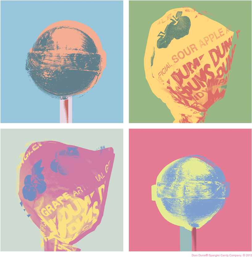 Dum Dums Pop Art Men's Regular Fit T-shirt - Illustration (850x890), Png Download