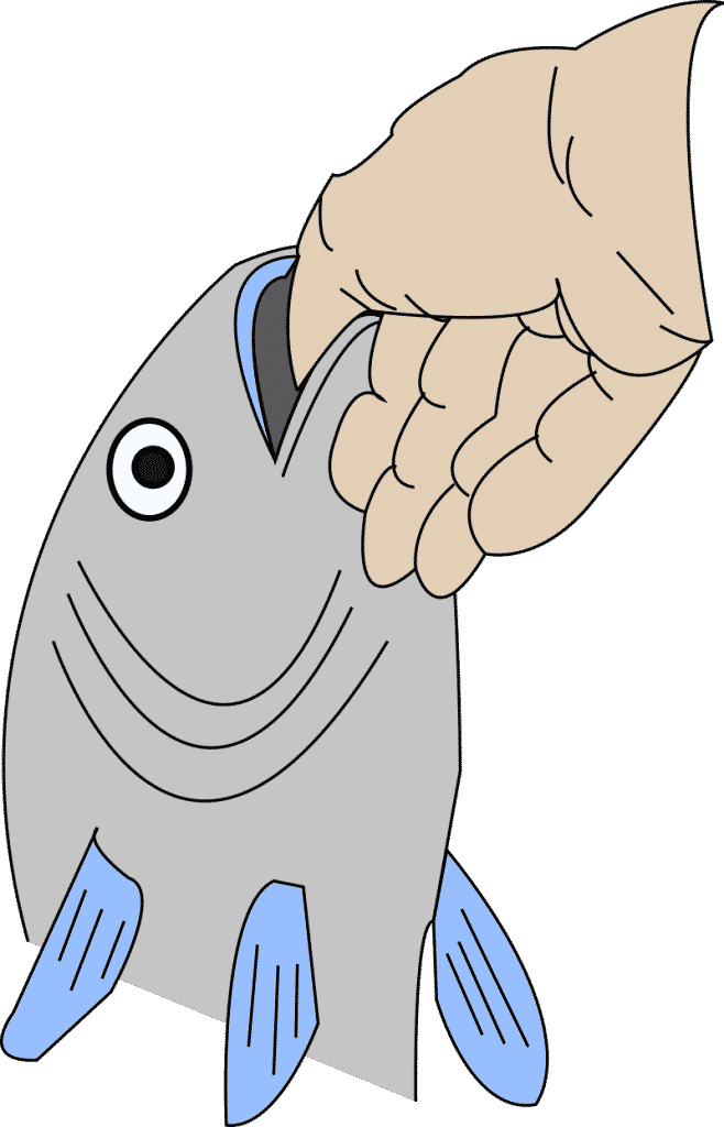 With A Largemouth Bass You Always Start By Grabbing (658x1024), Png Download