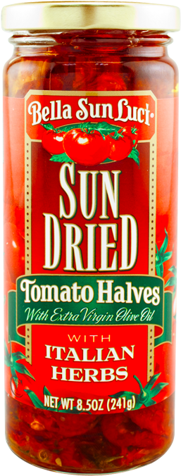 Sun Dried Tomato Halves With Extra Virgin Olive Oil - Bella Sun Luci (700x700), Png Download