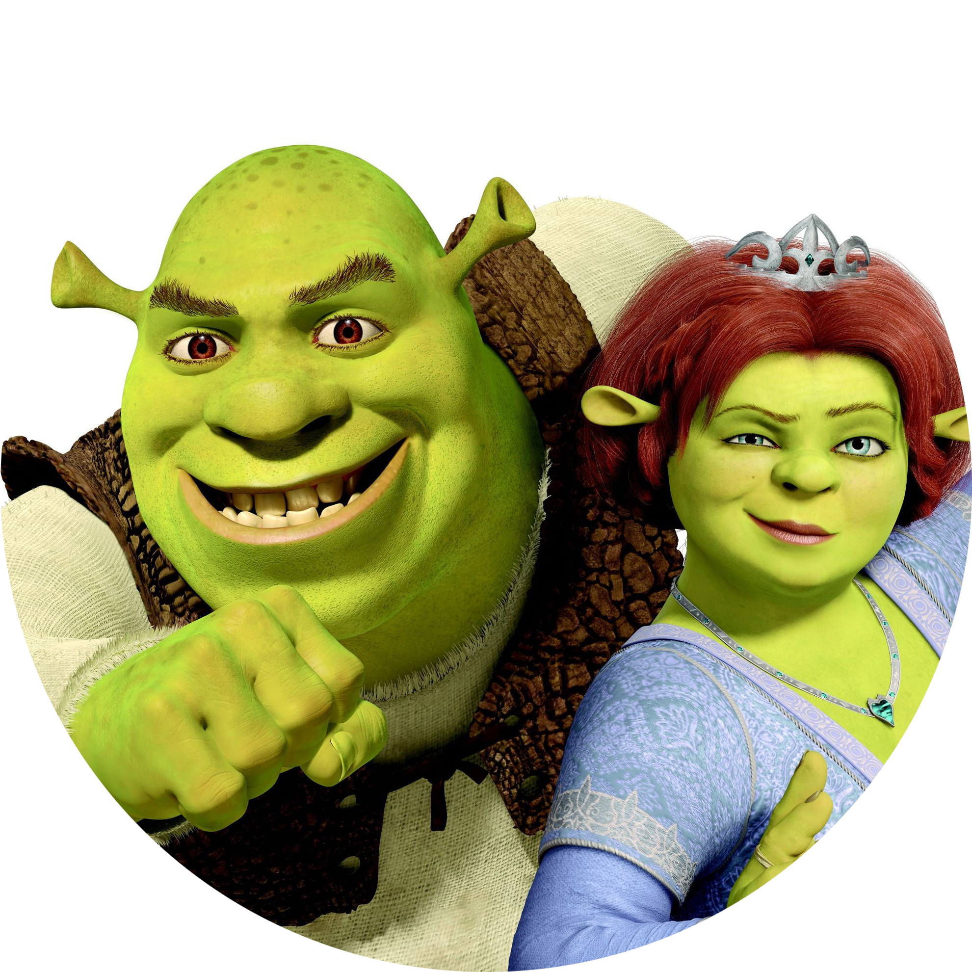 Download Shrek Image - Imagenes De Fiona Y Shrek - Full Size PNG Image -  PNGkit