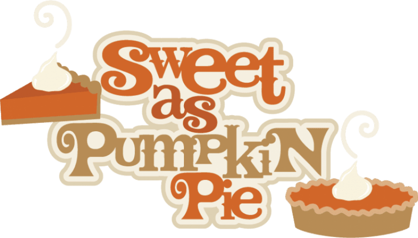 Free Png Download Pumpkin Pie Png Images Background - Sweet As Pie Clip Art (850x484), Png Download