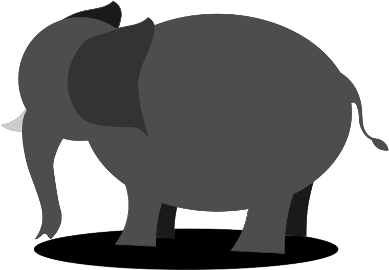 5 - Indian Elephant (1052x744), Png Download