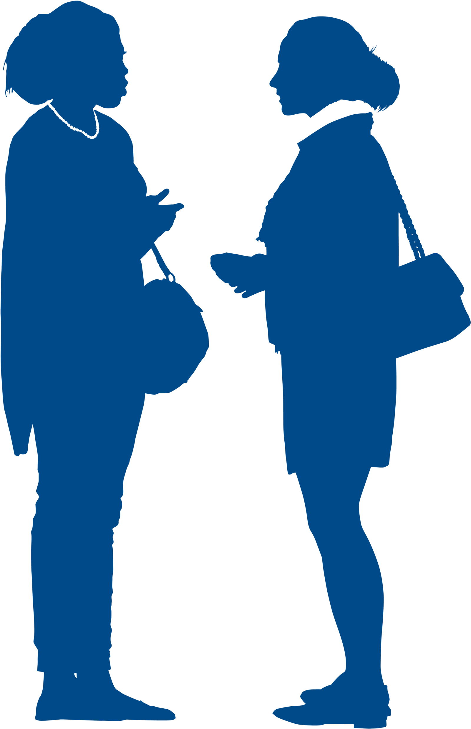 Women Talking Heritageblue - Illustration (1768x2500), Png Download