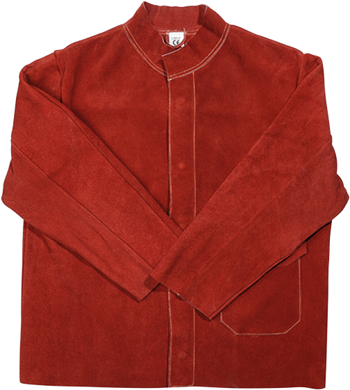 Red Leather Jacket - Suede (600x600), Png Download