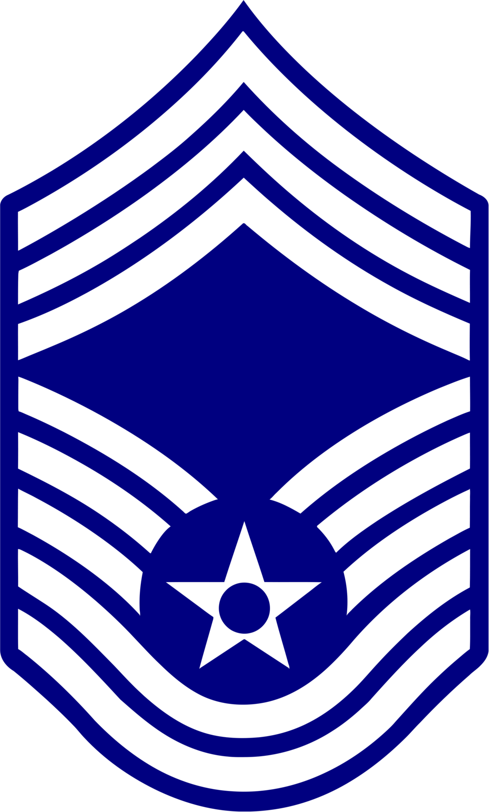 2000px-e9a Usaf Cmsgt - Chief Master Sergeant Rank (1000x1660), Png Download