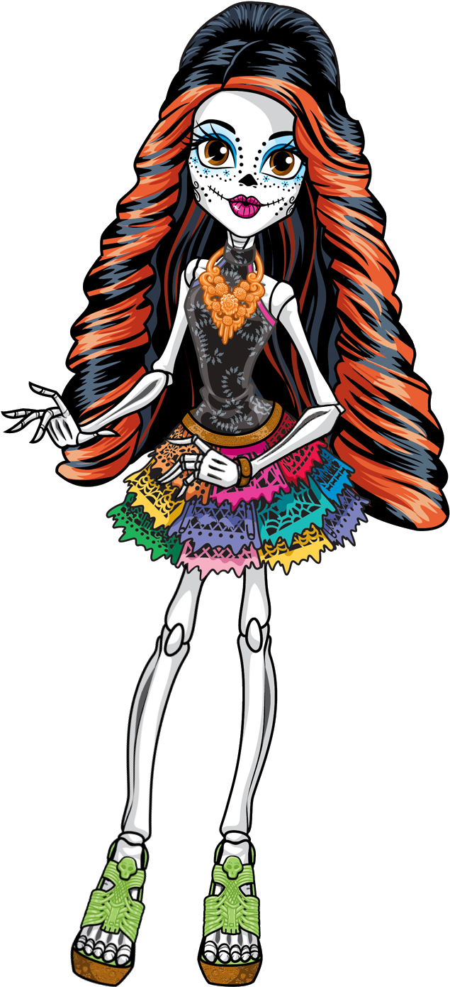 Monster High By Airi - Monster High Skelita (649x1400), Png Download