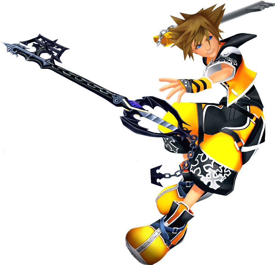Kingdom Hearts Wiki Β - Kingdom Hearts Keyblades Sora (928x900), Png Download
