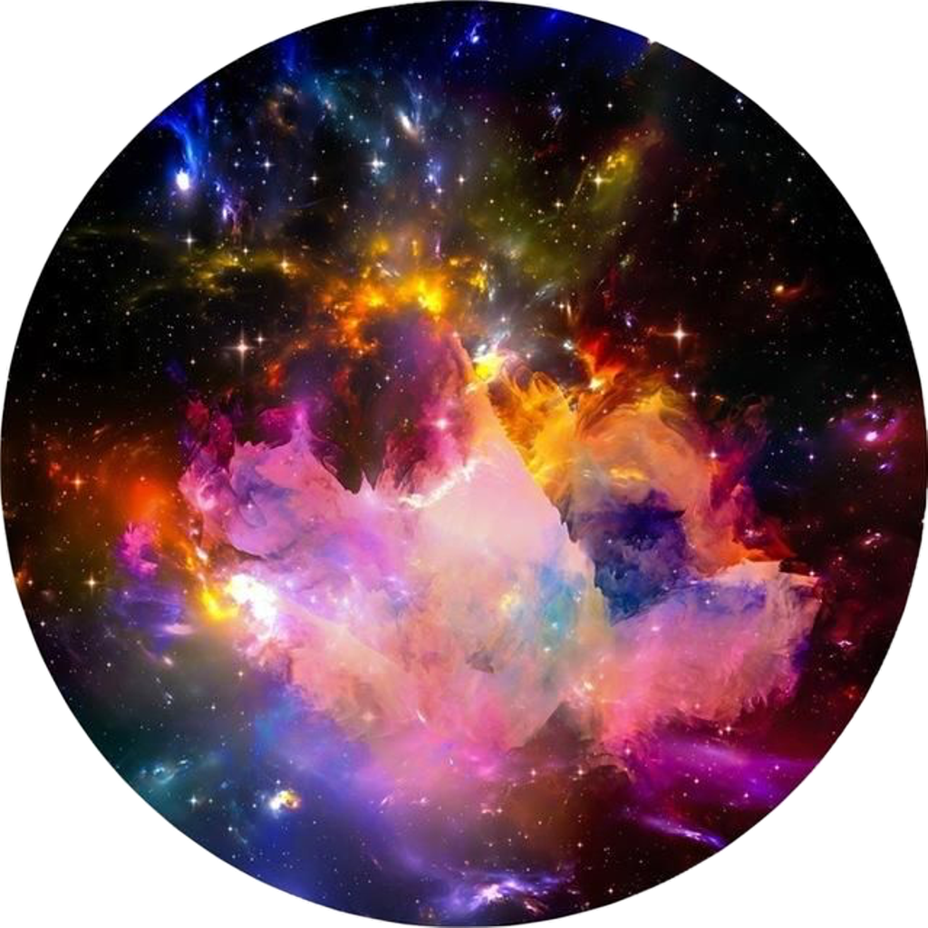 Galaxy Sticker - Epic Space Background (1024x1024), Png Download