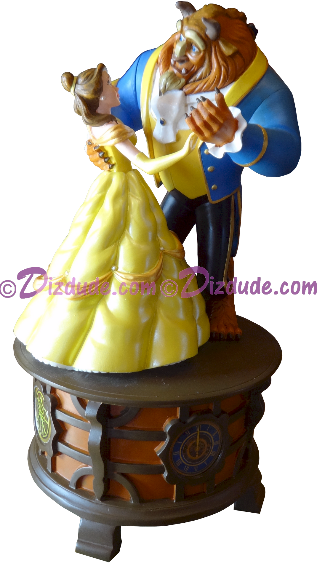 Beauty And The Beast Music Box ~ Disney Fantasyland - Figurine (1070x2000), Png Download