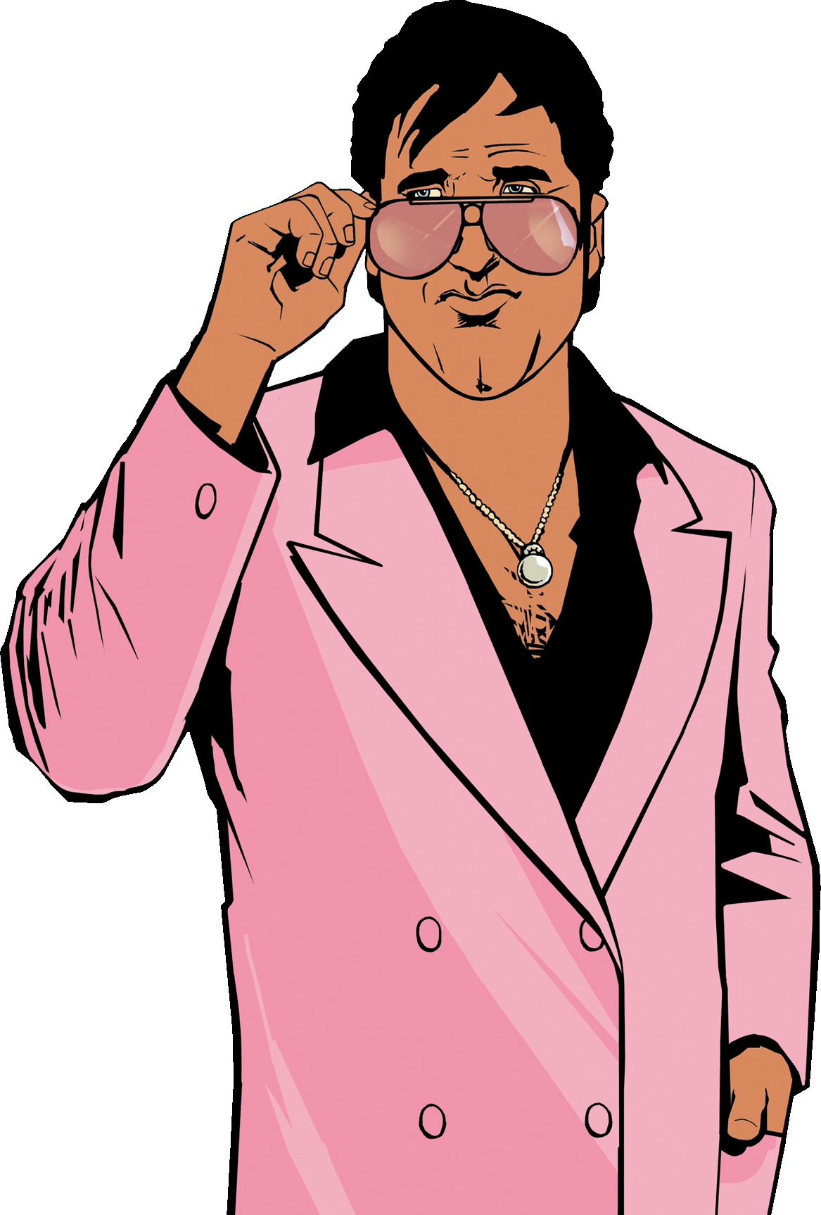 No Caption Provided - Gta Vice City Png (1167x1726), Png Download