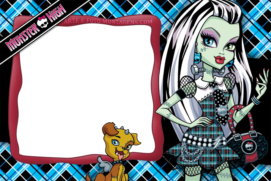 Monster High - Fondos De Etiquetas Escolares De Monster High (898x602), Png Download