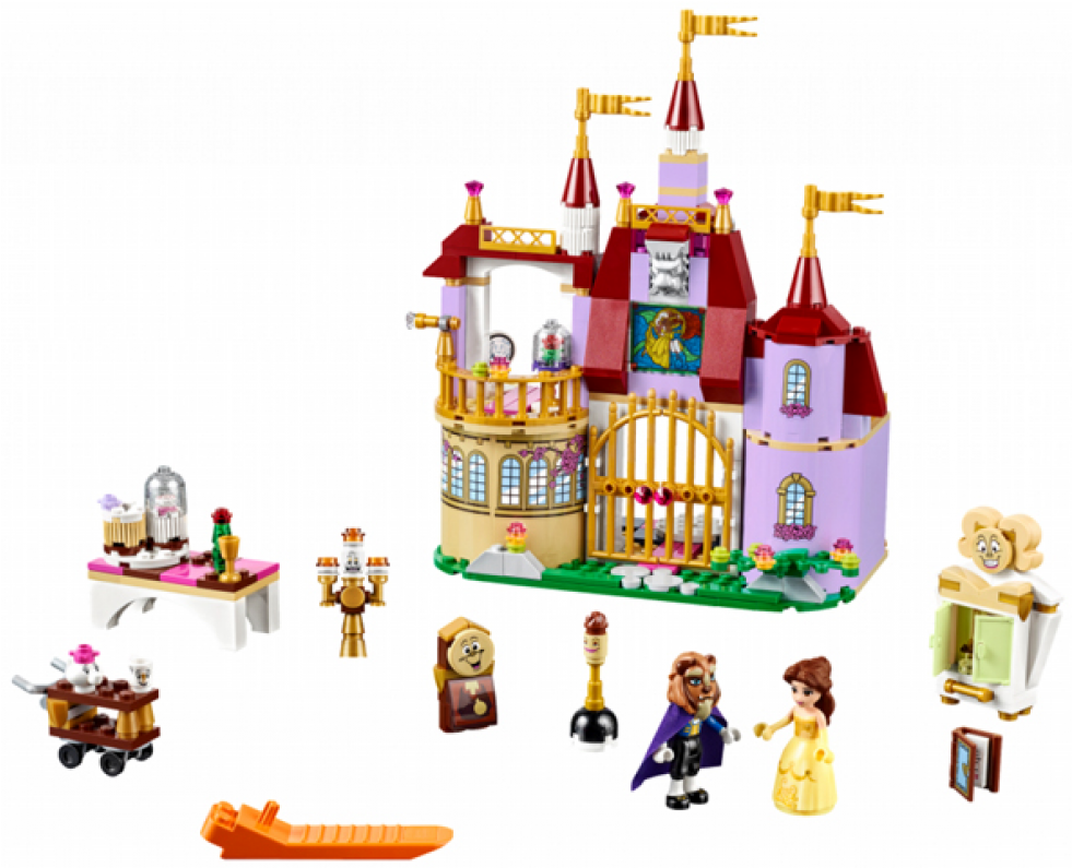 Lego Belle Enchanted Castle (980x980), Png Download