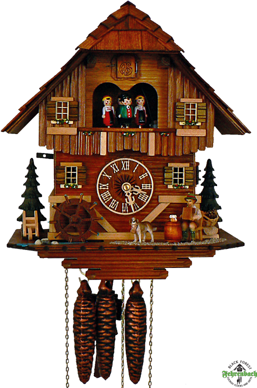 1-day Chalet With Accordion Player - Cuckoo Clocks (526x789), Png Download