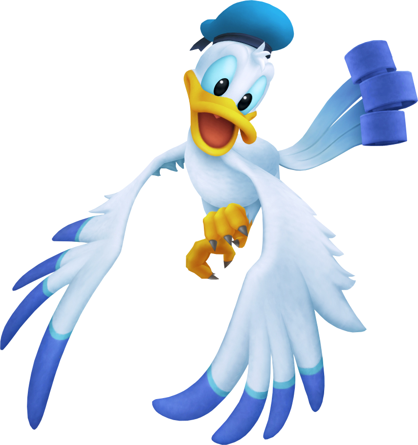Also - Kingdom Hearts Lion King Donald (855x911), Png Download