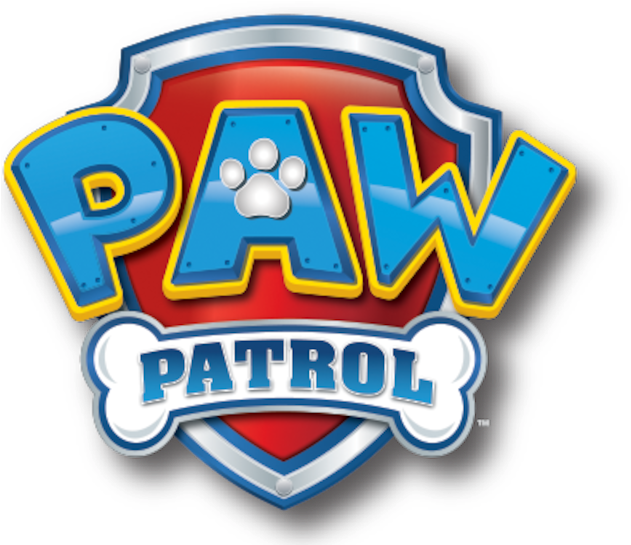Paw Patrol - Vector Paw Patrol Logo Png (1280x544), Png Download