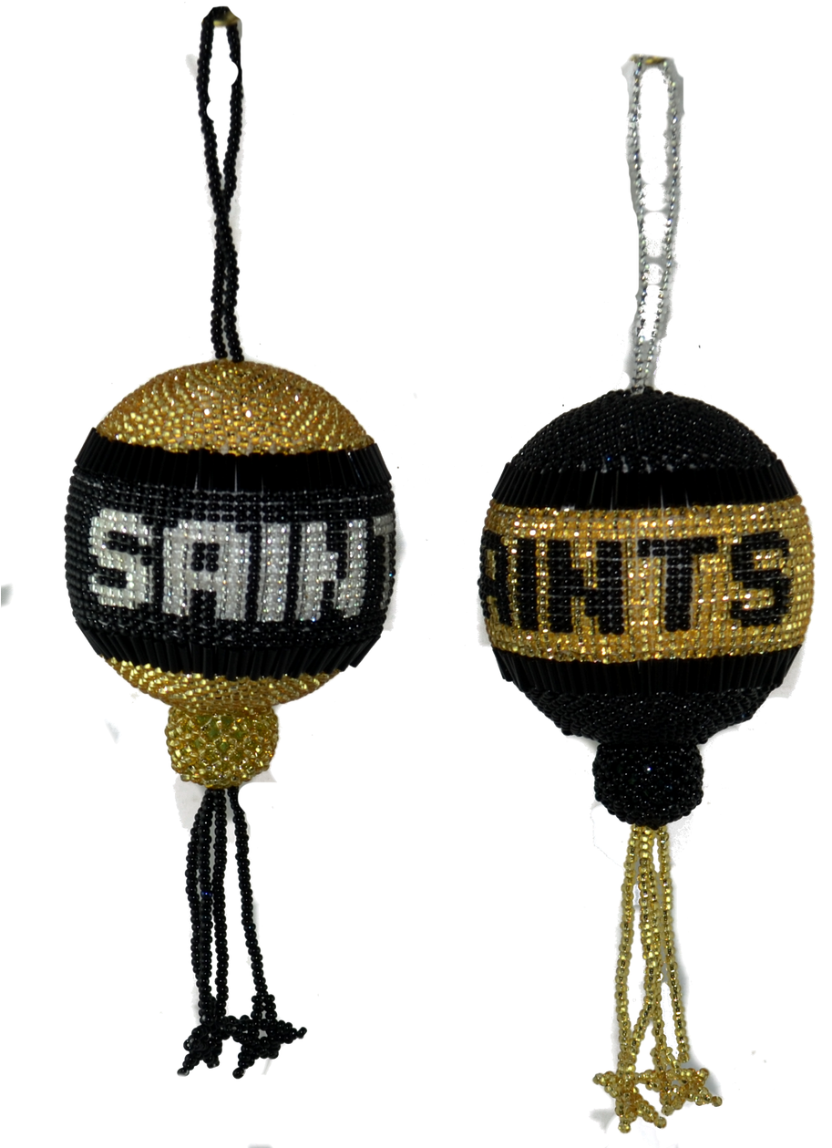 Solid Color New Orleans Saints Team Ball - Earrings (936x1280), Png Download