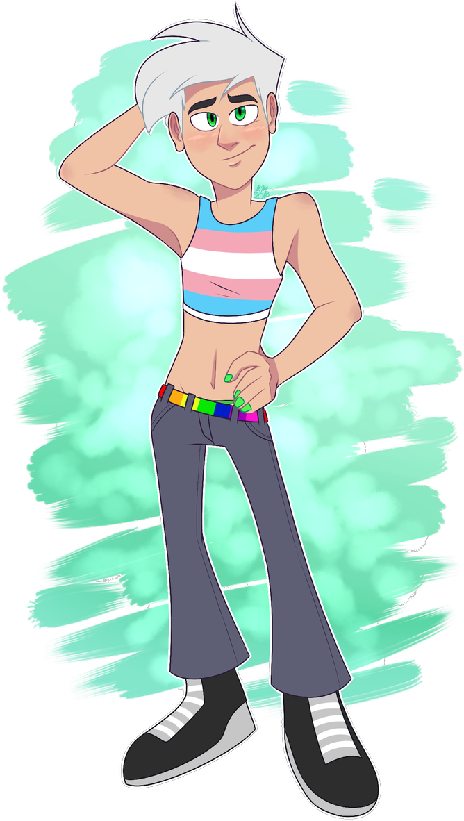 ☆spacecrusade☆ Danny Phantom Is A Trans Gay Man Aren& - Cartoon (708x1200), Png Download