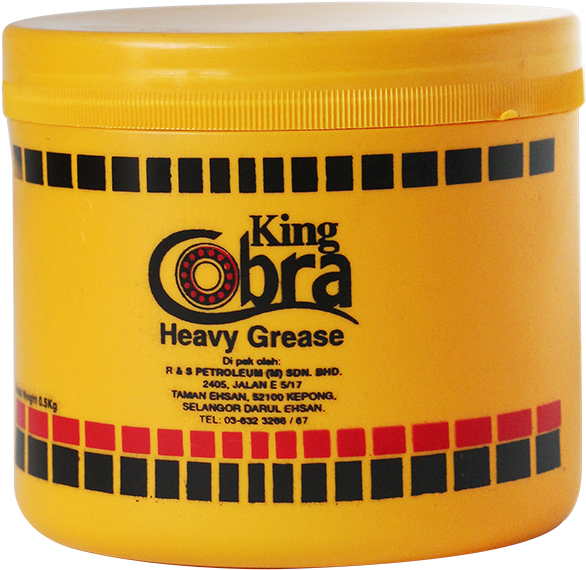 King Cobra Heavy Grease - Plastic (722x722), Png Download
