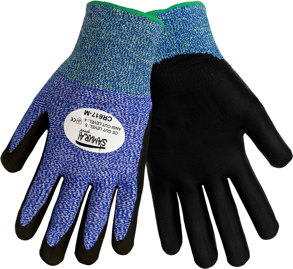 Cr617 Samurai Cut Resistant Level 4 Global Gloves Sold - Cr617 Global Glove (1000x1000), Png Download