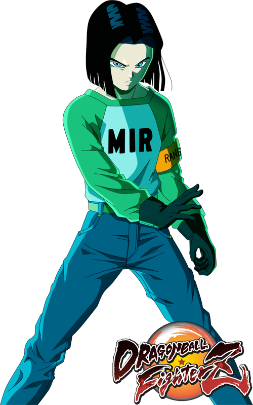 Dragon Ball Fighterz - Android 17 Dragon Ball Super (500x799), Png Download