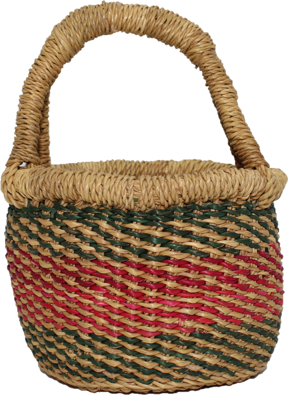 Cherry Tree Teeny Bolga Basket, Extra Small African (1500x1500), Png Download