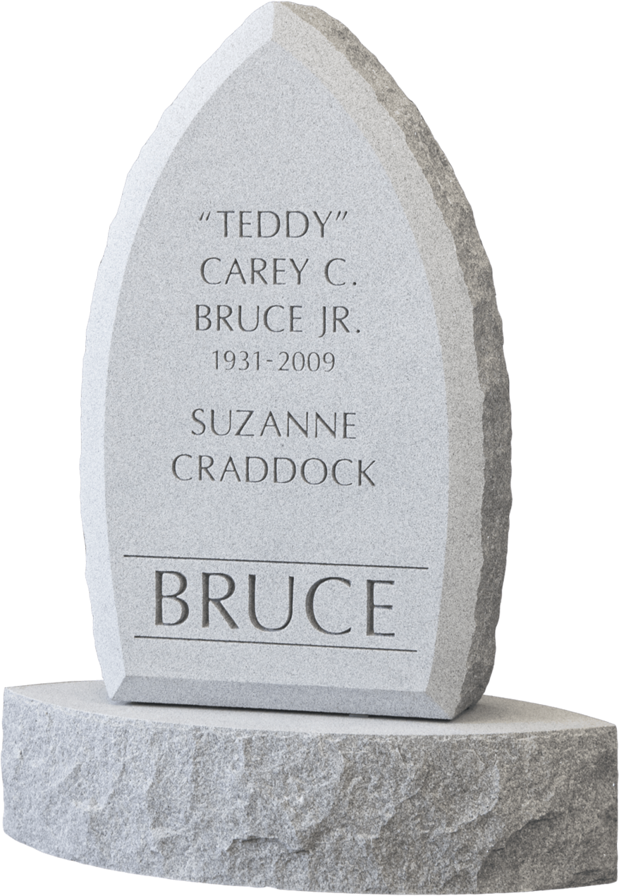 Bruce Monument - Headstone (1000x1343), Png Download